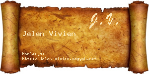 Jelen Vivien névjegykártya