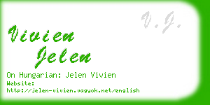 vivien jelen business card